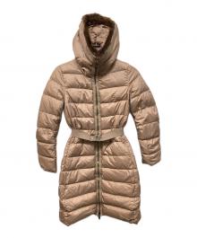MONCLER（モンクレール）の古着「FABREFUR ダウンコート」｜ベージュ
