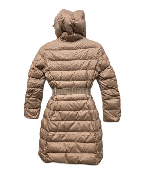 MONCLER（モンクレール）MONCLER (モンクレール) FABREFUR ダウンコート ベージュの古着・服飾アイテム