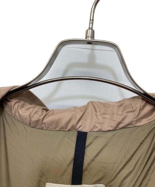 MONCLER（モンクレール）MONCLER (モンクレール) FABREFUR ダウンコート ベージュの古着・服飾アイテム