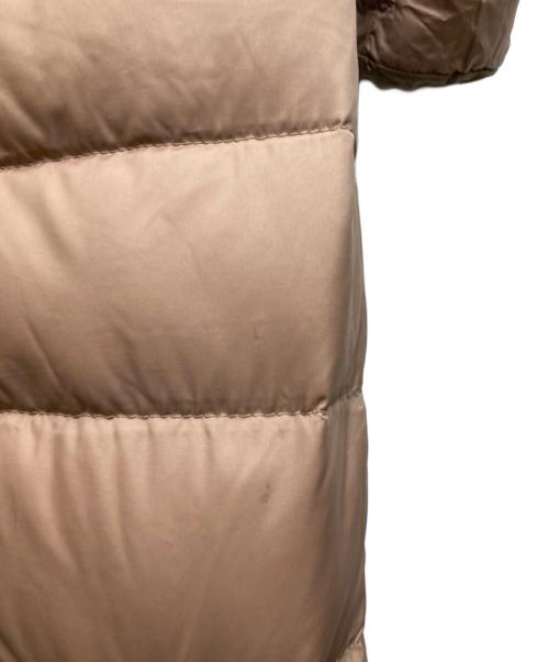 MONCLER（モンクレール）MONCLER (モンクレール) FABREFUR ダウンコート ベージュの古着・服飾アイテム