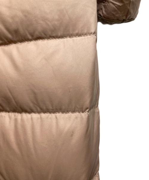 MONCLER（モンクレール）MONCLER (モンクレール) FABREFUR ダウンコート ベージュの古着・服飾アイテム