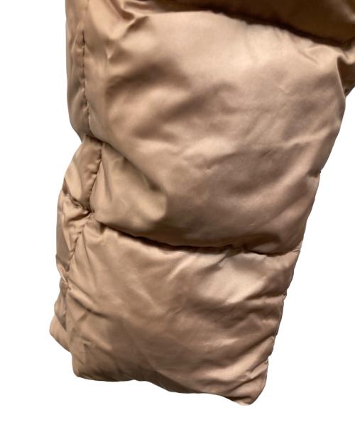 MONCLER（モンクレール）MONCLER (モンクレール) FABREFUR ダウンコート ベージュの古着・服飾アイテム