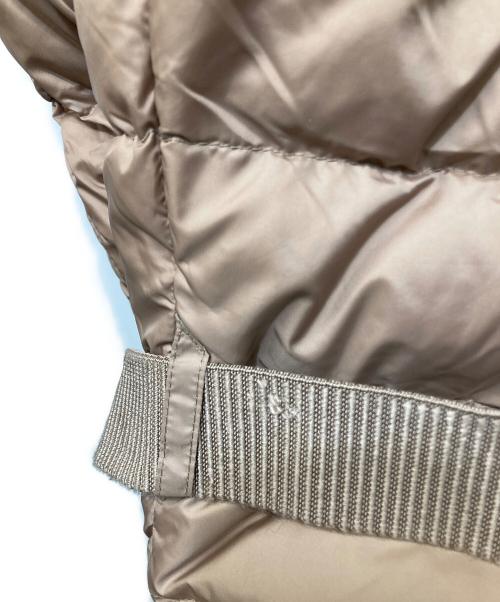 MONCLER（モンクレール）MONCLER (モンクレール) FABREFUR ダウンコート ベージュの古着・服飾アイテム