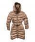 MONCLER（モンクレール）の古着「FABREFUR ダウンコート」｜ベージュ