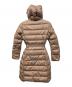 MONCLER (モンクレール) FABREFUR ダウンコート ベージュ：27000円