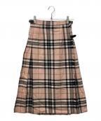 O'NEIL OF DUBLINオニールオブダブリン）の古着「チェックキルトスカート」｜ピンク