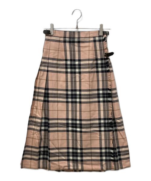 O'NEIL OF DUBLIN（オニールオブダブリン）O'NEIL OF DUBLIN (オニールオブダブリン) チェックキルトスカート ピンク サイズ:36の古着・服飾アイテム