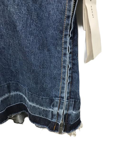 sacai（サカイ）sacai (サカイ) ノースリーブサイドジップデニムカットソー インディゴ サイズ:1 未使用品の古着・服飾アイテム