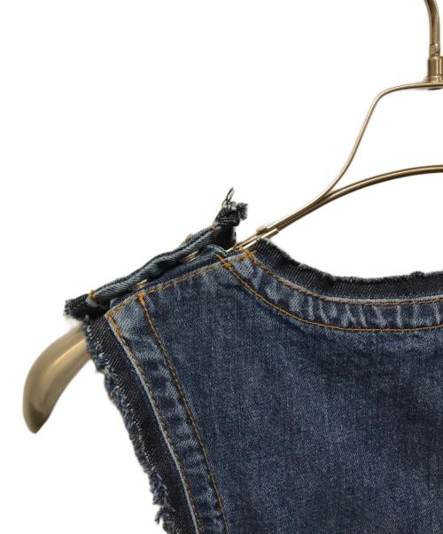 sacai（サカイ）sacai (サカイ) ノースリーブサイドジップデニムカットソー インディゴ サイズ:1 未使用品の古着・服飾アイテム