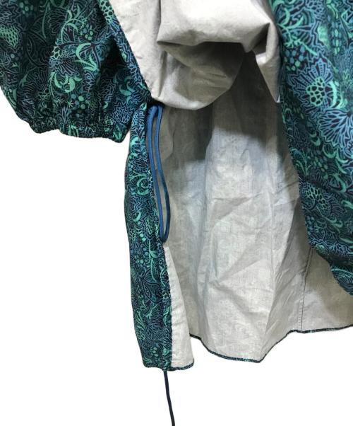 DRAWER（ドゥロワー）DRAWER (ドゥロワー) DRT2 CO GRN PRT GATH BL ネイビー サイズ:36の古着・服飾アイテム