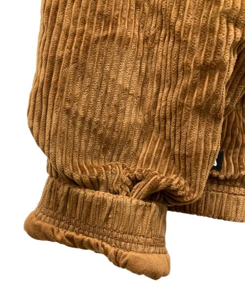 NIKE SB（ナイキエスビー）NIKE SB (ナイキエスビー) FULL-ZIP HOODED CORDUROY SKATE JACKET ブラウン サイズ:XLの古着・服飾アイテム