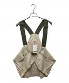 MEIASメイアス）の古着「LOW GAUGE MILITALY VEST」｜アイボリー×カーキ