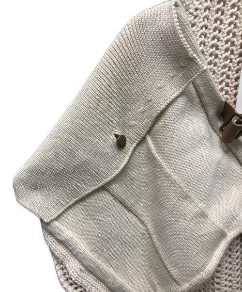 MEIAS（メイアス）MEIAS (メイアス) LOW GAUGE MILITALY VEST アイボリー×カーキ サイズ:Freeの古着・服飾アイテム