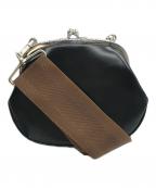 COMME des GARCONSコムデギャルソン）の古着「がま口ショルダーバッグ」｜ブラック