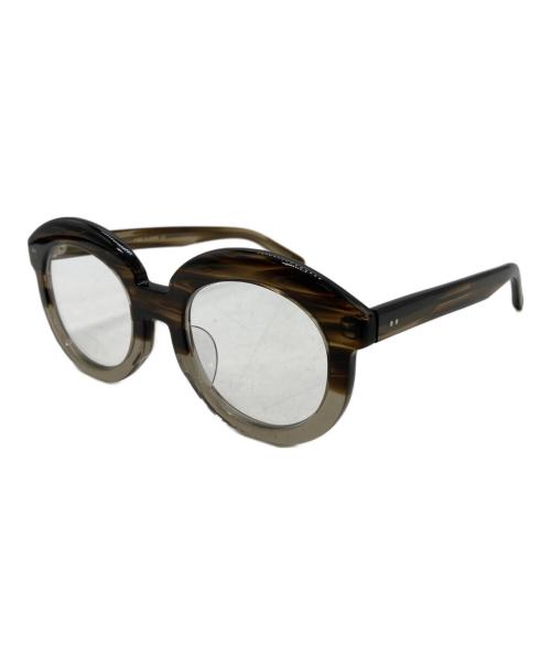 QWON（クヲン）QWON (クヲン) サングラス ブラウンの古着・服飾アイテム