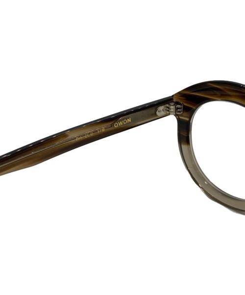 QWON（クヲン）QWON (クヲン) サングラス ブラウンの古着・服飾アイテム