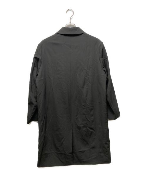 ATTACHMENT（アタッチメント）ATTACHMENT (アタッチメント) ハイツイストウールギャバジンバルカラーコート ブラック サイズ:1の古着・服飾アイテム