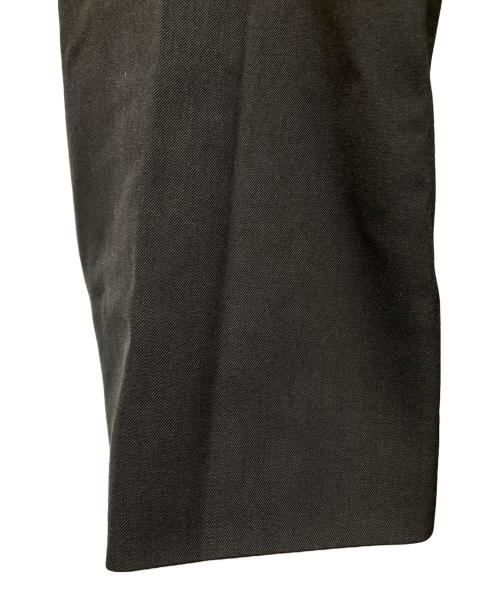 ATTACHMENT（アタッチメント）ATTACHMENT (アタッチメント) ハイツイストウールギャバジンバルカラーコート ブラック サイズ:1の古着・服飾アイテム