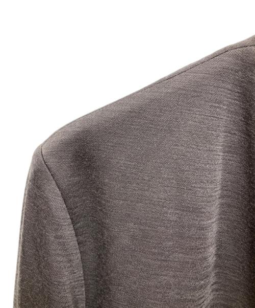 ATTACHMENT（アタッチメント）ATTACHMENT (アタッチメント) ウール/ナイロンスムース ノーカラーロングカーディガン グレー サイズ:１の古着・服飾アイテム