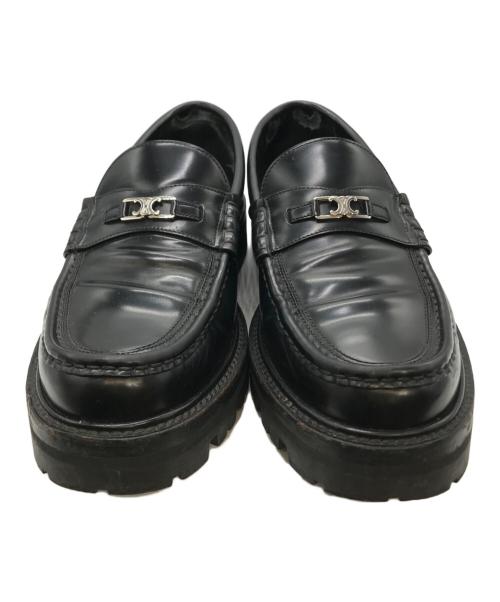 CELINE（セリーヌ）CELINE (セリーヌ) CHUNKY TRIOMPHE LOAFER 30 ブラック サイズ:42の古着・服飾アイテム