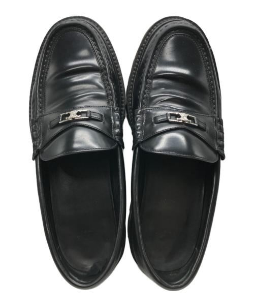 CELINE（セリーヌ）CELINE (セリーヌ) CHUNKY TRIOMPHE LOAFER 30 ブラック サイズ:42の古着・服飾アイテム