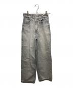 upper hightsアッパーハイツ）の古着「THE NIECE ザニ―ス デニムパンツ」｜グレー