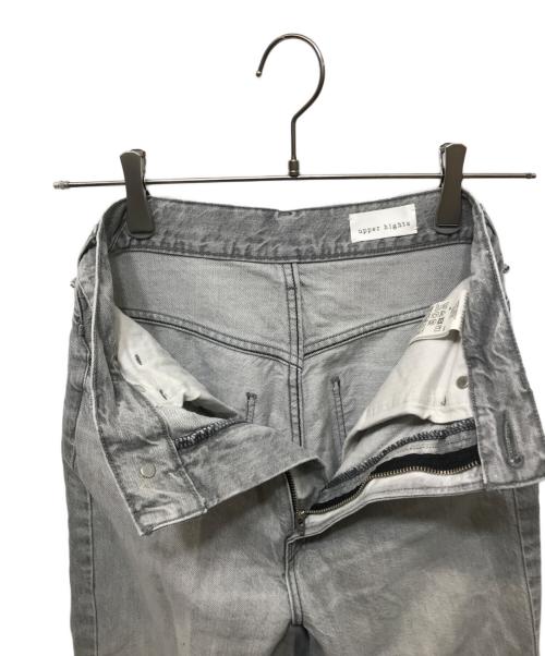 upper hights（アッパーハイツ）upper hights (アッパーハイツ) THE NIECE ザニ―ス デニムパンツ グレー サイズ:22の古着・服飾アイテム
