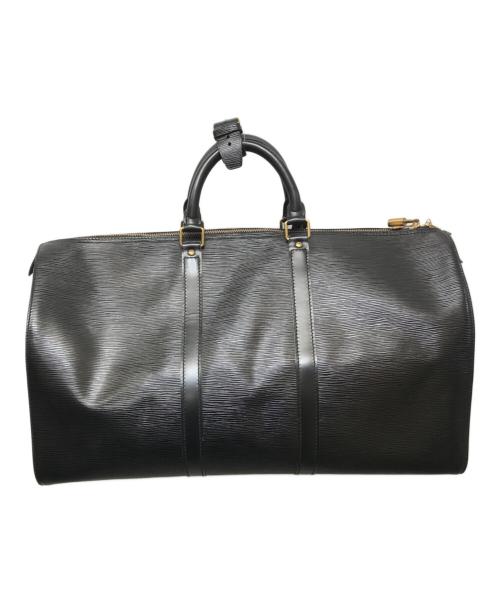 LOUIS VUITTON（ルイ ヴィトン）LOUIS VUITTON (ルイ ヴィトン) キーポル50 ボストンバッグ ブラックの古着・服飾アイテム