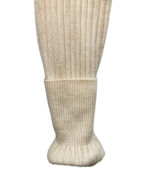 DRAWER（ドゥロワー）DRAWER (ドゥロワー) 18G カシミヤシルクリブタートルニット ベージュ サイズ:SIZE Mの古着・服飾アイテム