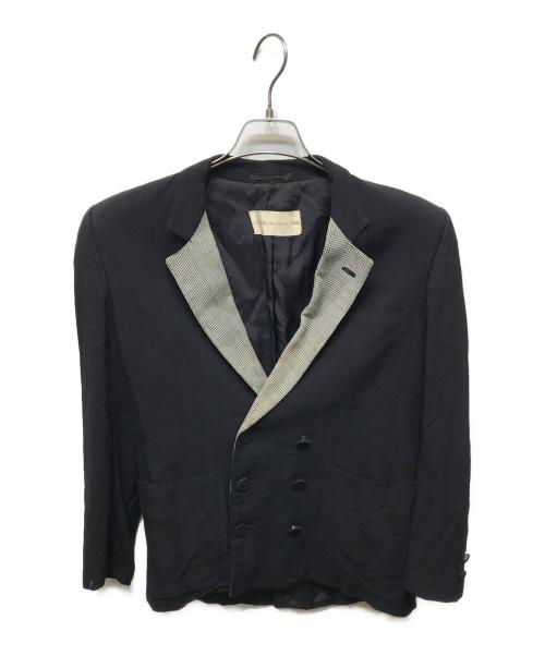 COMME des GARCONS（コムデギャルソン）COMME des GARCONS (コムデギャルソン) 70’s ダブルブレストテーラードジャケット ネイビー サイズ:不明の古着・服飾アイテム
