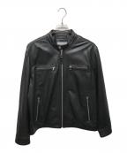 MICHAEL KORSマイケル・コース）の古着「HERMAN KEY シングル ライダースジャケット」｜ブラック
