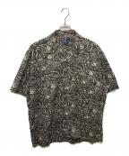 POLO RALPH LAURENポロ・ラルフローレン）の古着「CLAYTON 総柄オープンカラーシャツ」｜ブラウン