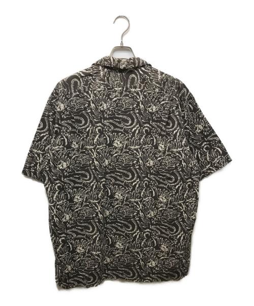 POLO RALPH LAUREN（ポロ・ラルフローレン）POLO RALPH LAUREN (ポロ・ラルフローレン) CLAYTON 総柄オープンカラーシャツ ブラウン サイズ:XLの古着・服飾アイテム