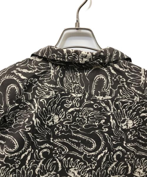 POLO RALPH LAUREN（ポロ・ラルフローレン）POLO RALPH LAUREN (ポロ・ラルフローレン) CLAYTON 総柄オープンカラーシャツ ブラウン サイズ:XLの古着・服飾アイテム