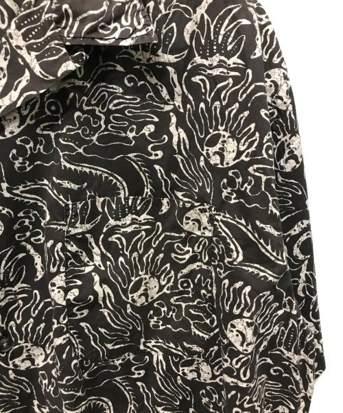 POLO RALPH LAUREN（ポロ・ラルフローレン）POLO RALPH LAUREN (ポロ・ラルフローレン) CLAYTON 総柄オープンカラーシャツ ブラウン サイズ:XLの古着・服飾アイテム