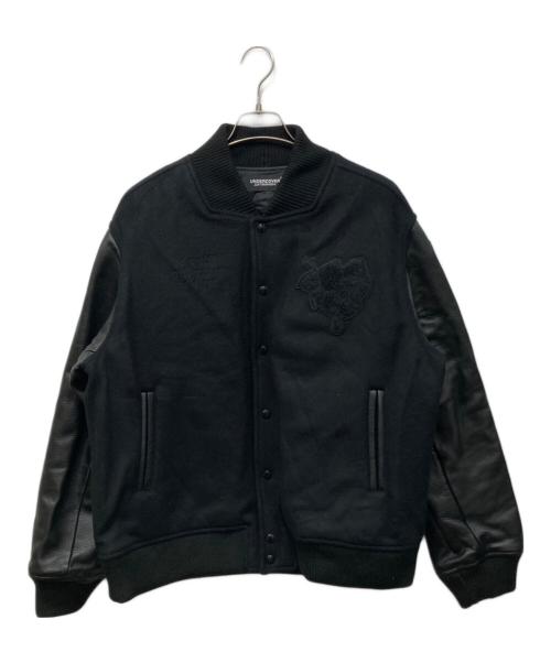 UNDERCOVER（アンダーカバー）UNDERCOVER (アンダーカバー) Kamilla Tolnoe Arm Leatherスタジャン ブラック サイズ:3の古着・服飾アイテム