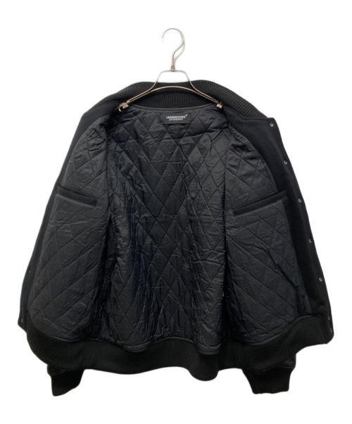 UNDERCOVER（アンダーカバー）UNDERCOVER (アンダーカバー) Kamilla Tolnoe Arm Leatherスタジャン ブラック サイズ:3の古着・服飾アイテム