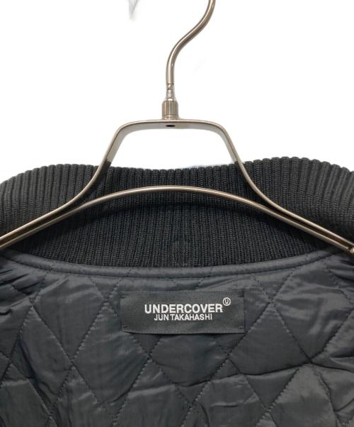 UNDERCOVER（アンダーカバー）UNDERCOVER (アンダーカバー) Kamilla Tolnoe Arm Leatherスタジャン ブラック サイズ:3の古着・服飾アイテム