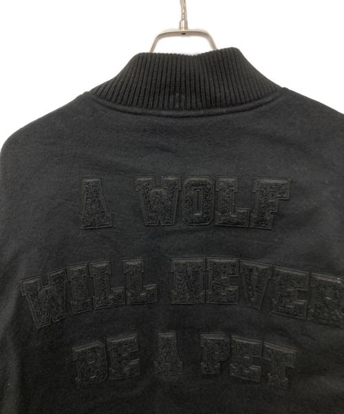 UNDERCOVER（アンダーカバー）UNDERCOVER (アンダーカバー) Kamilla Tolnoe Arm Leatherスタジャン ブラック サイズ:3の古着・服飾アイテム