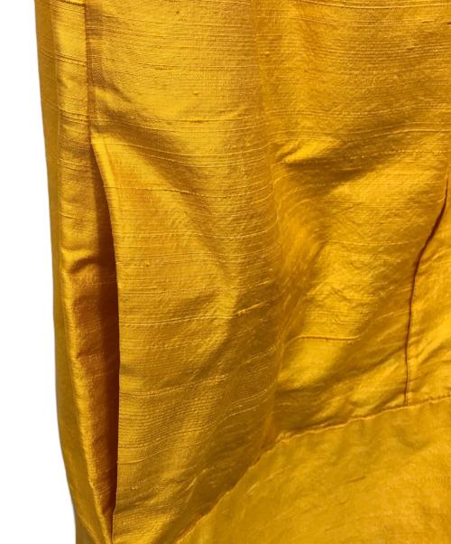 ENFOLD（エンフォルド）ENFOLD (エンフォルド) ノースリーブシルクブラウス イエロー サイズ:38の古着・服飾アイテム