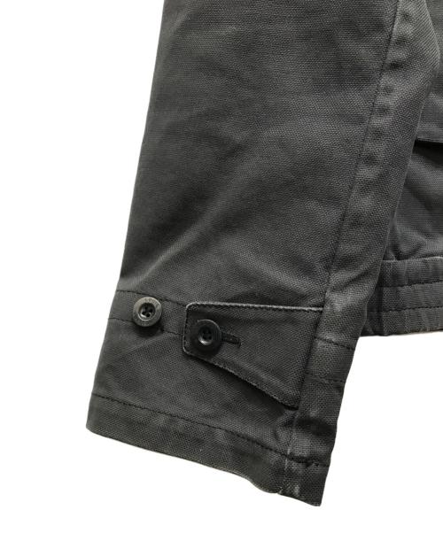 LOUIS VUITTON（ルイ ヴィトン）LOUIS VUITTON (ルイ ヴィトン) オールド コットンライダースジャケット グレー サイズ:50の古着・服飾アイテム