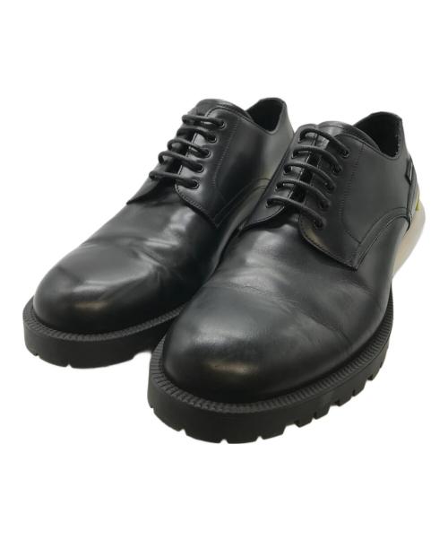 Christian Dior（クリスチャン ディオール）Christian Dior (クリスチャン ディオール) ドッキングシューズ ブラック×ホワイト×イエロー サイズ:44の古着・服飾アイテム