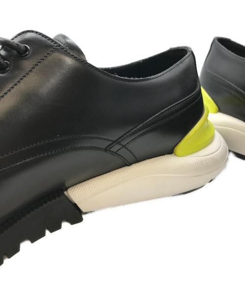 Christian Dior（クリスチャン ディオール）Christian Dior (クリスチャン ディオール) ドッキングシューズ ブラック×ホワイト×イエロー サイズ:44の古着・服飾アイテム