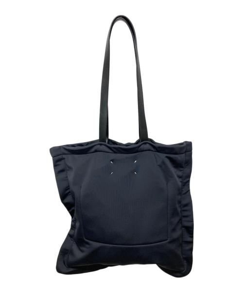 Maison Margiela（メゾンマルジェラ）Maison Margiela (メゾンマルジェラ) ラバーカレンダーロゴトートバッグ ブラックの古着・服飾アイテム