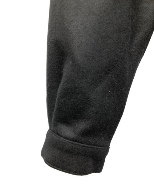 MATSUFUJI（マツフジ）MATSUFUJI (マツフジ) Melton Utility Shirt Jacket ブラック サイズ:3の古着・服飾アイテム