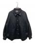 MATSUFUJI（マツフジ）の古着「Melton Utility Shirt Jacket」｜ブラック