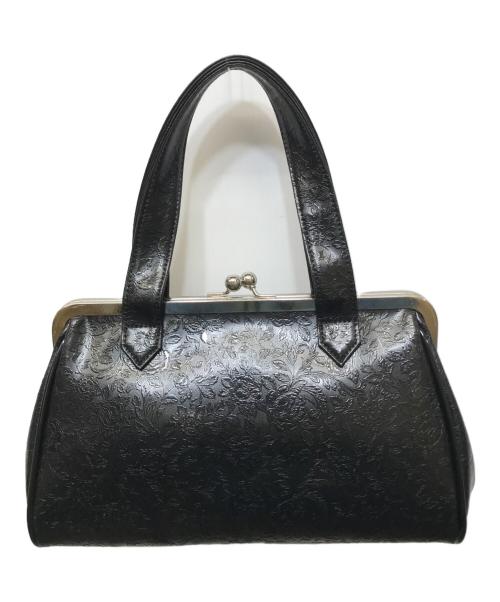 EMI FUNAYAMA（エミ フナヤマ）EMI FUNAYAMA (エミ フナヤマ) がま口ハンドバッグ ブラックの古着・服飾アイテム