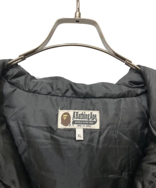 A BATHING APE（ア ベイシング エイプ）A BATHING APE (ア ベイシング エイプ) 中綿フーデッドジャケット ブラック サイズ:XLの古着・服飾アイテム