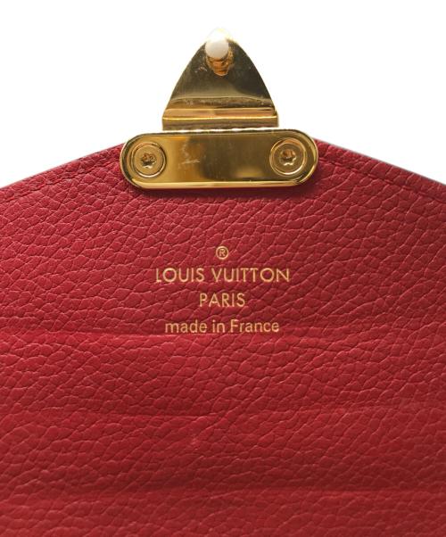 LOUIS VUITTON（ルイ ヴィトン）LOUIS VUITTON (ルイ ヴィトン) モノグラム ポルトフォイユ パラス レッド×ブラウンの古着・服飾アイテム