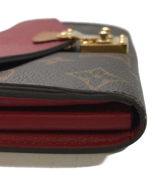 LOUIS VUITTON（ルイ ヴィトン）LOUIS VUITTON (ルイ ヴィトン) モノグラム ポルトフォイユ パラス レッド×ブラウンの古着・服飾アイテム